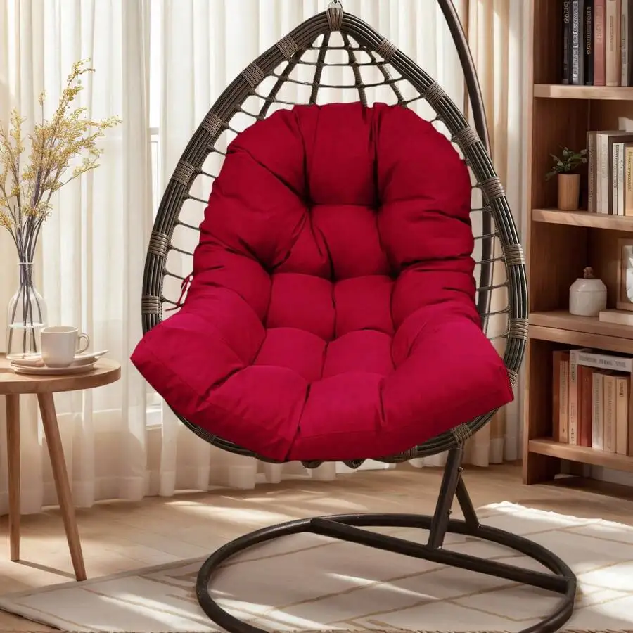 Egg Chair Cushion Seat Pad Swing Hanging Chair Mat Pillow Waterpproof Swing Egg Chair Cushion Removable Hanging Basket Seat Cush