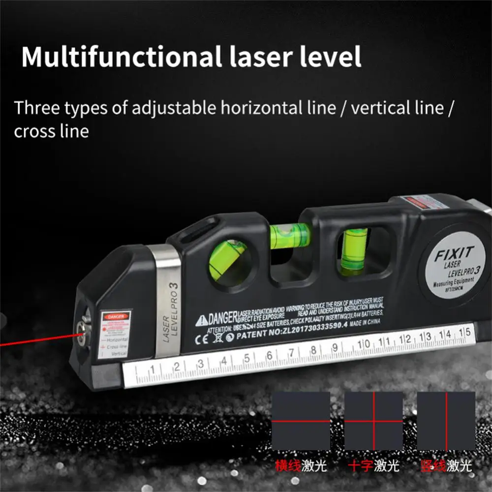 2.5 Meters Levelling Instrument Multifunctional Infrared Laser Line Machine Magnetic Infrared Laser Level Band