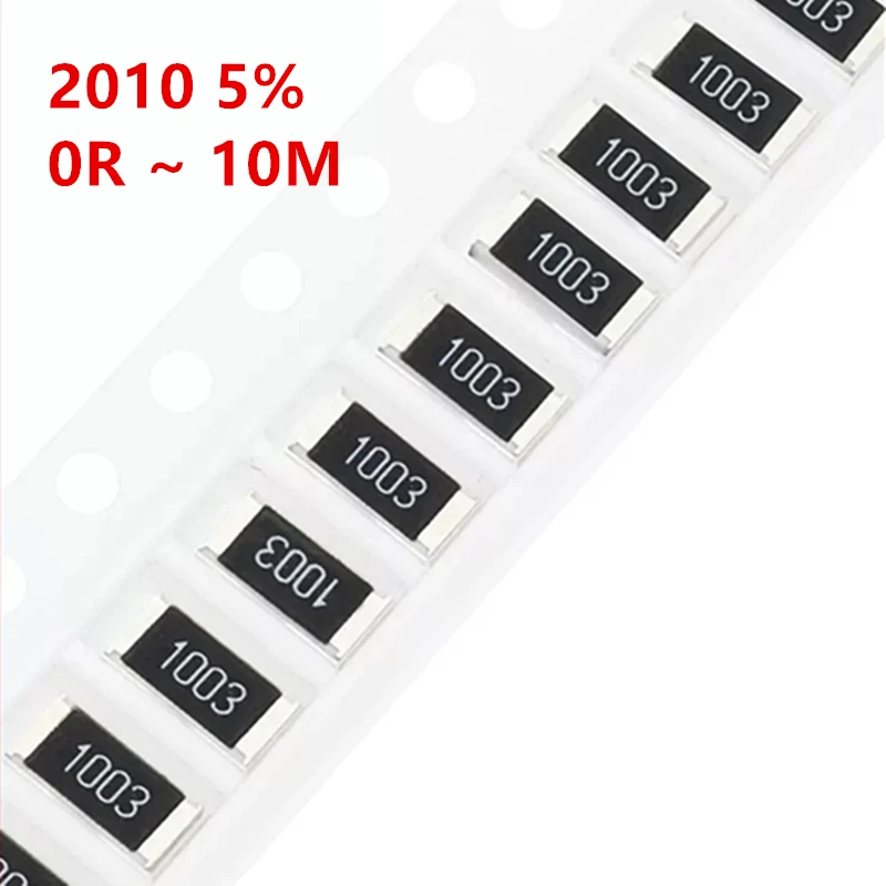 

50PCS 2010 5% 0R ~ 10M SMD Chip Resistor R001 R010 R100 R020 1R 10R 100R 1K 10K 100K 1M 1.3 2.2 4.7 7.5 8.2 12 39 56 62 110 ohm