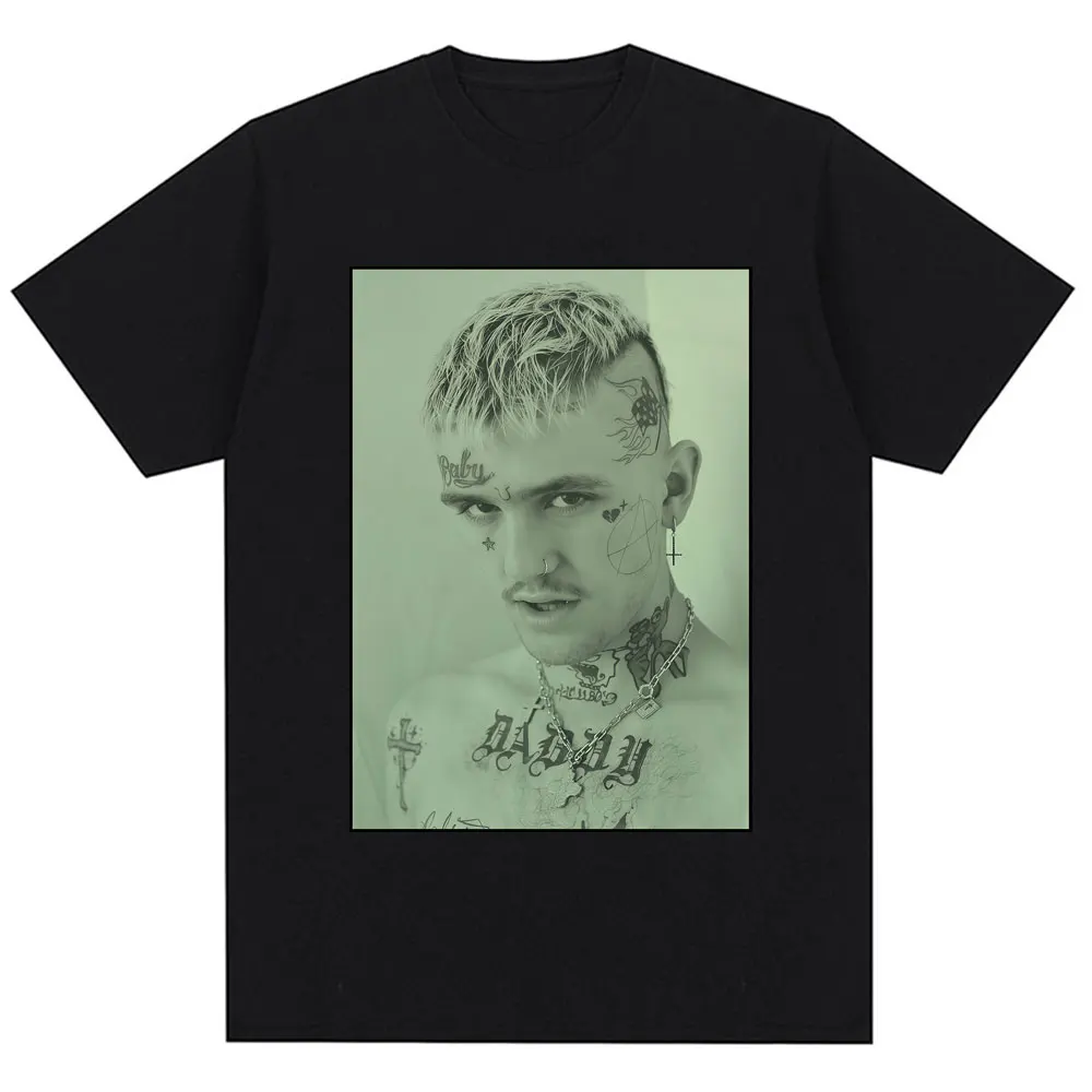 Rapper Lil Peep Graphic T Shirts Men Women Fashion Hip Hop Music T-shirt Oversized Cotton Casual Popular T Shirt Male Streetwear