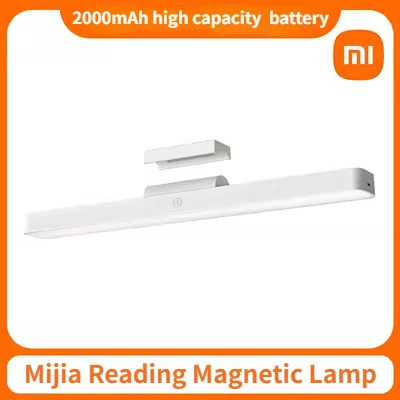 XIAOMI Mijia Magnetic Reading Lamp LED Desk Lamp Ra90 2000mAh Type-C Rechargeable Touch Dimming Lamp Adsorption Bedroom Lamp