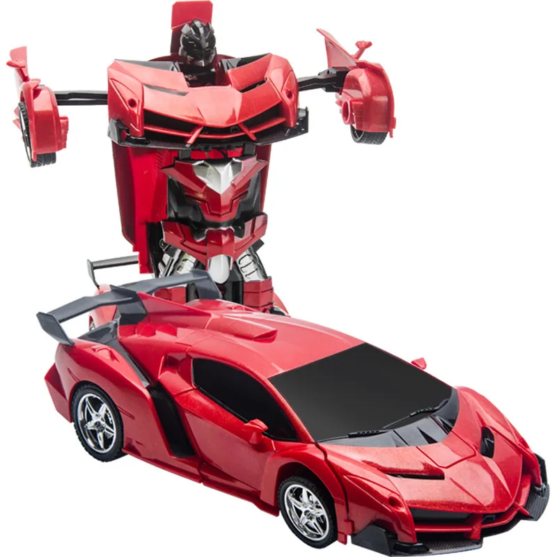 Mini 2 In 1 Afstandsbediening Auto King Kong Draadloze Afstandsbediening Auto Robot Opladen Beweging Jongen Kinderen Speelgoed Geschenken Verrassing