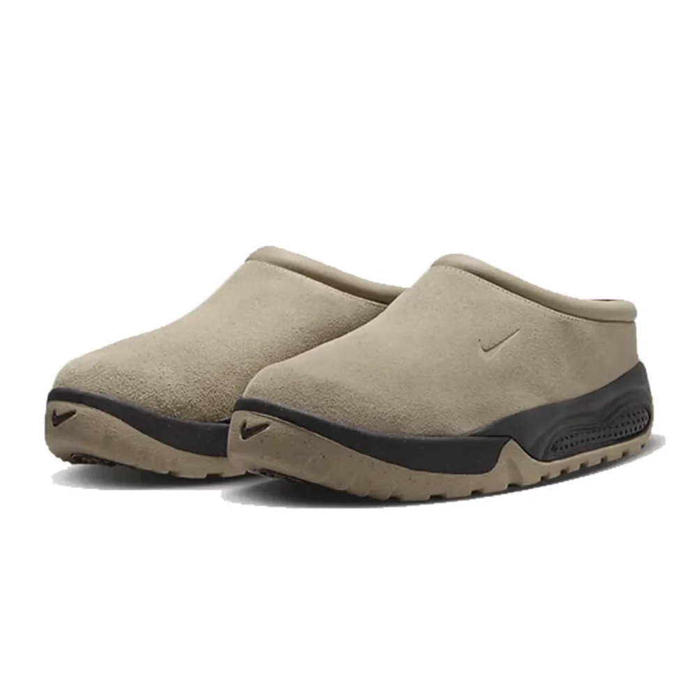 

Nike ACGRufus Men's Casual Slip-On Sneakers: Simple, Comfortable, and Non-Slip Round-Toe Slippers in Gray and Black FV2923-200