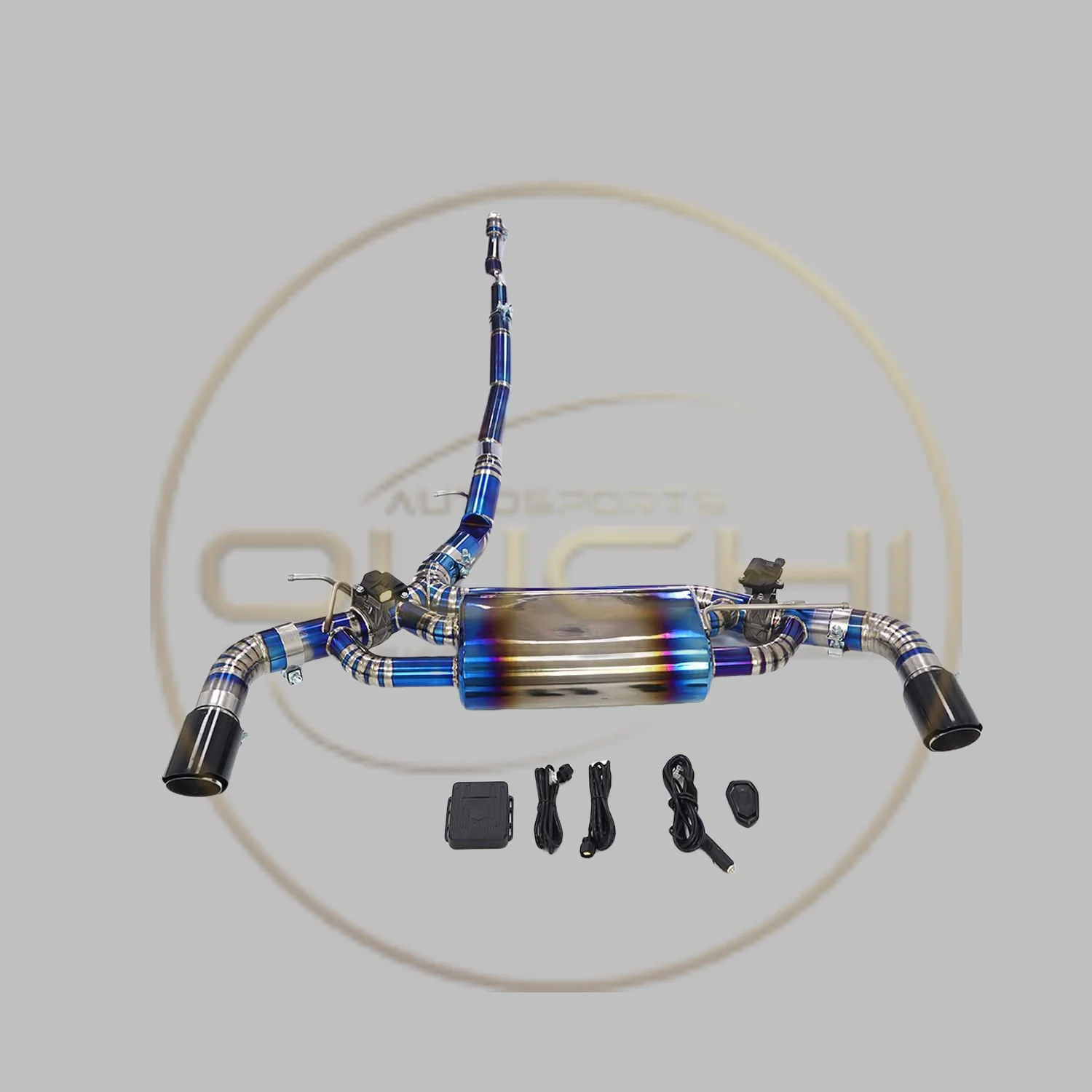 

OUCHI Exclusive customization Titanium Exhaust System Performance Catback for BMW F40 M135i b48 Muffler With Valve car