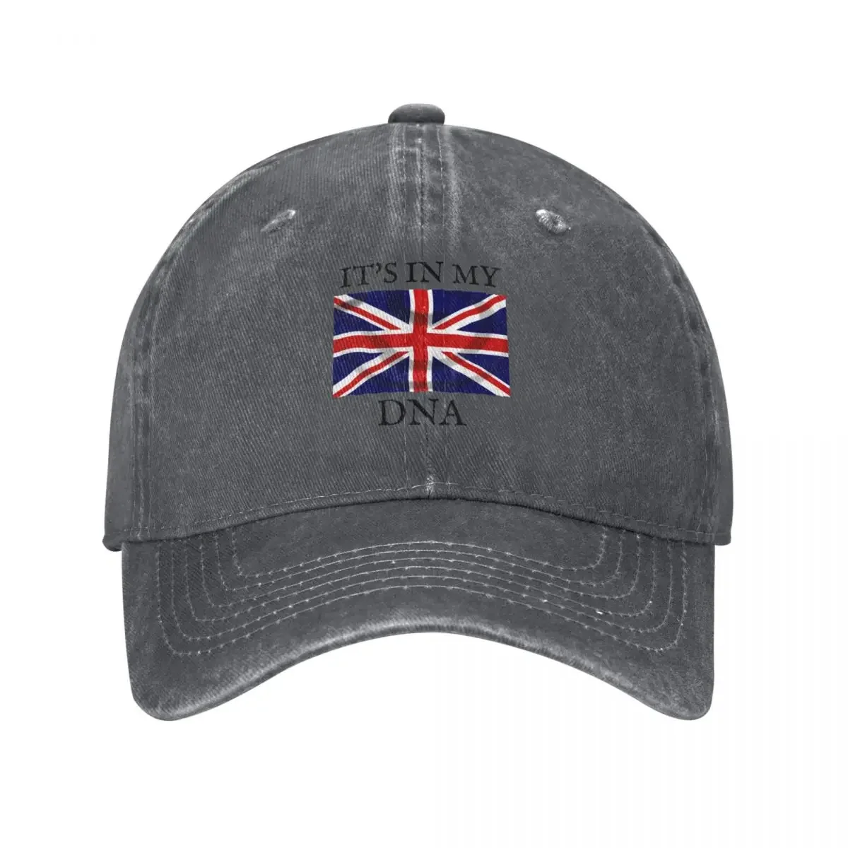 

It's In My DNA United Kingdom British Flag Baseball Cap Brand Man cap Gentleman Hat Hat men Women Hats Men's