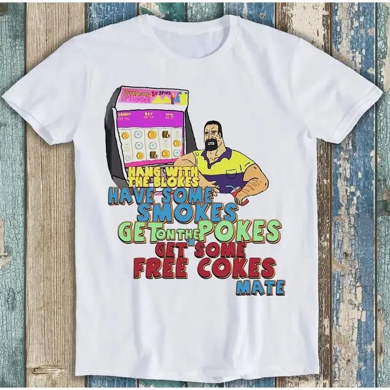 The Big Lez Show Mike Nolan Pokes Pyramid Plunder Casino T Shirt M1582