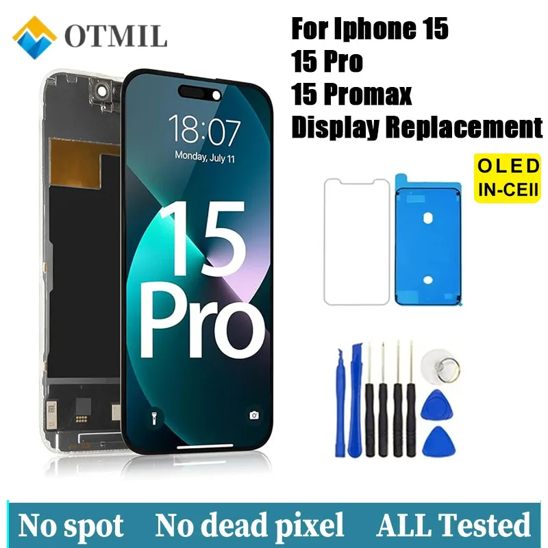 �y�Z�[�����ziPhone 15 Pro/15 Pro Max�pOLED LCD�X�N���[���AiPhone 15 Pro Max�p�f�B�X�v���C�A3D Touch�X�N���[���A�Z���u�������C���L�b�g