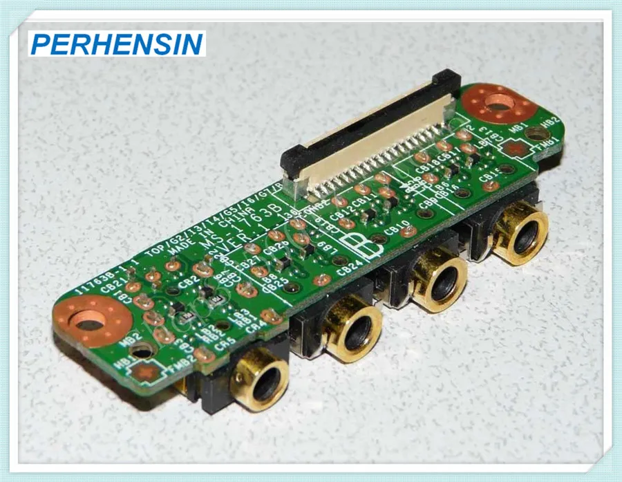 

ПОДЛИННАЯ аудиоплата для MSI GT70 SERIES MS-1763 с кабелем MS-1763B, 100% идеальная работа