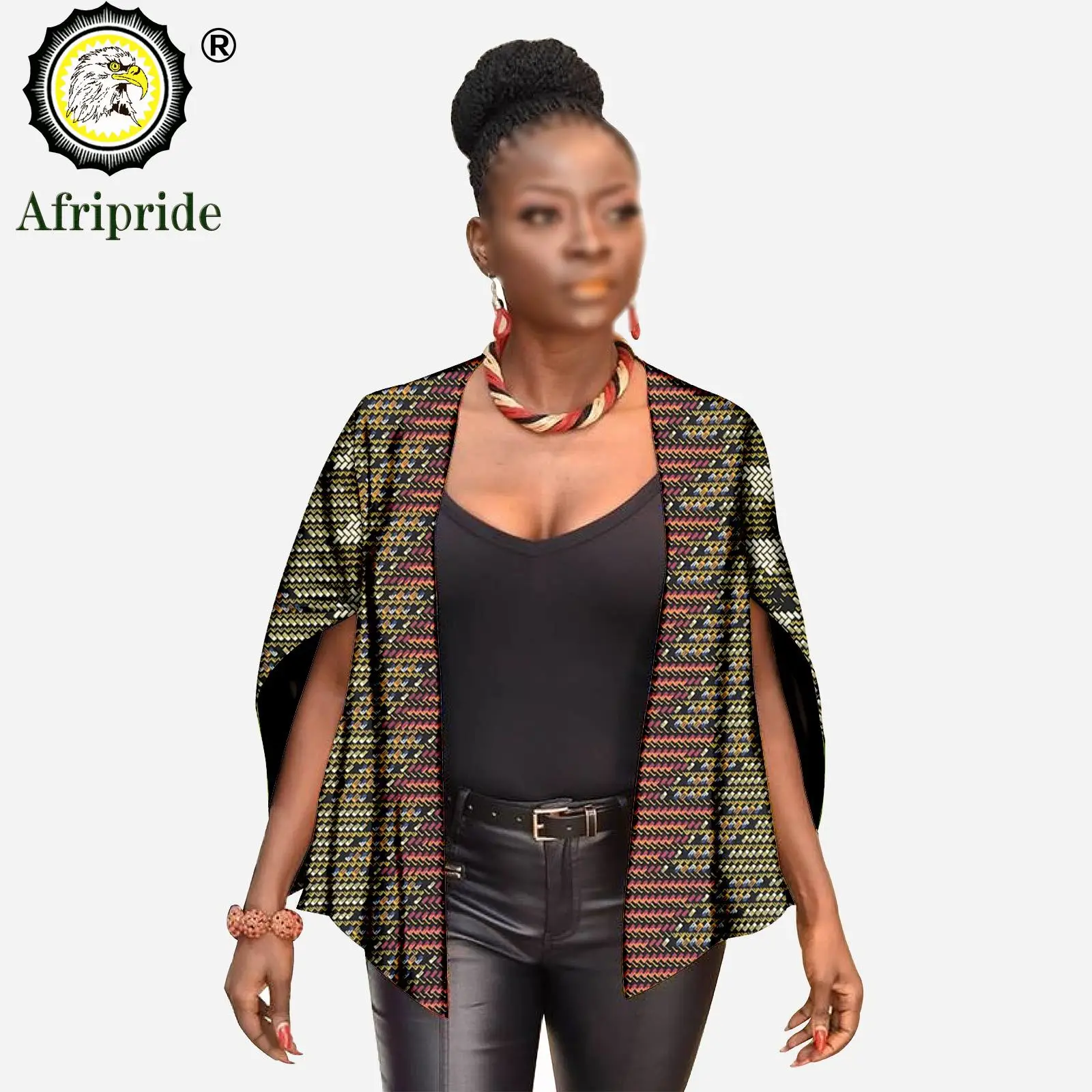 2026 African Clothing for Women Coats and Jackets Ankara Tank Top Fabric Print Dashiki Cotton Coat Plus Size Outfits S1924013