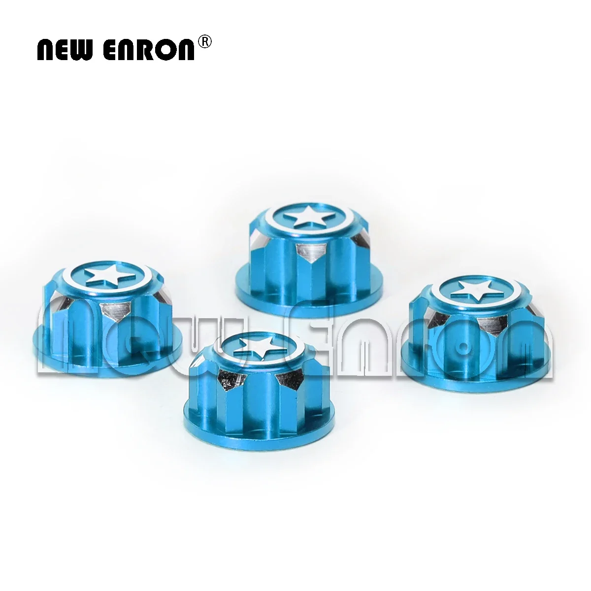 4pcs Alloy Center Cap 17mm Hex Wheel Nuts Dustproof Anti-Skid for RC Car Traxxas XMaxx Summit E-Revo ARRMA Buggy Off-Road Truck