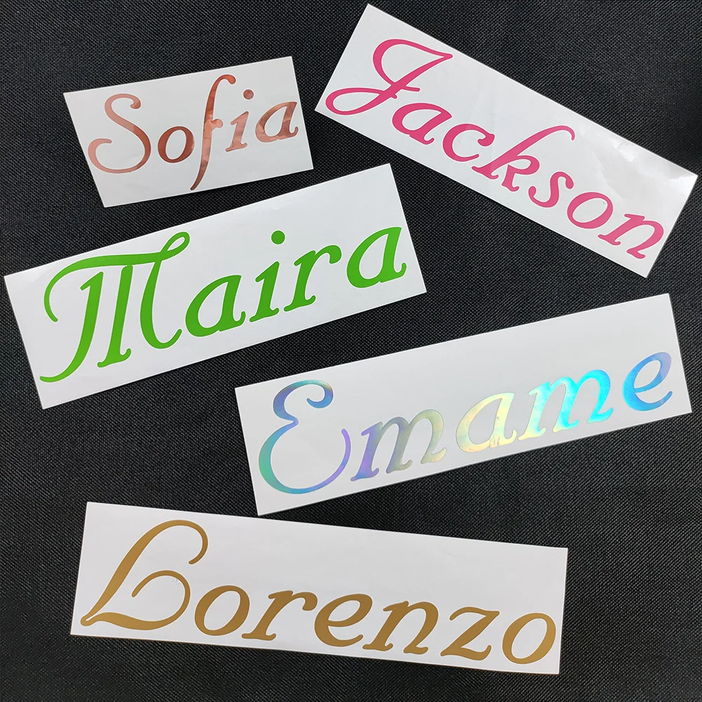 1pc Modern 3/5/7cm Height Personalized Text Auto Sticker Car Stickers Wall Stickers Modern Fashion Wall Sticker Home Decor