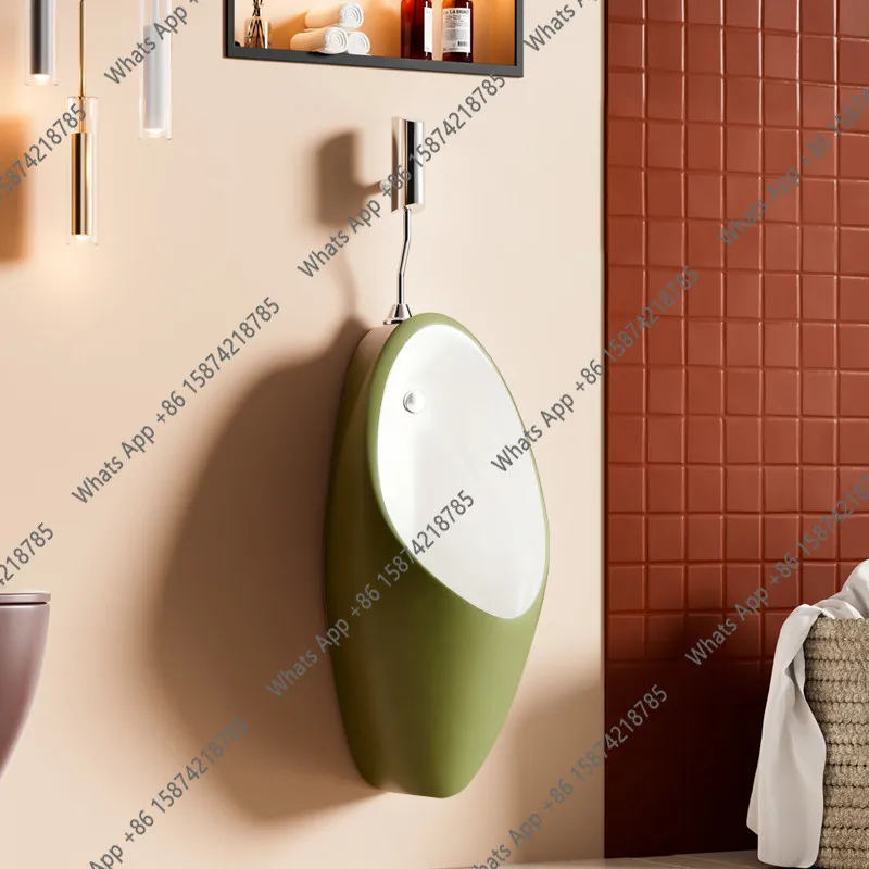 French retro smart sensor urinal public toilet men's wall-mounted urinal wall-mounted automatic flushing urinal