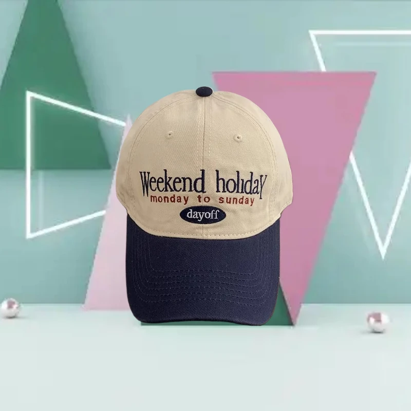 

Women Baseball Cap Letter Embroidery Baseball Cap Sunscreen Shading Hat Breathable Adjustable Gorras Trucker Cotton Cap Dad Hats