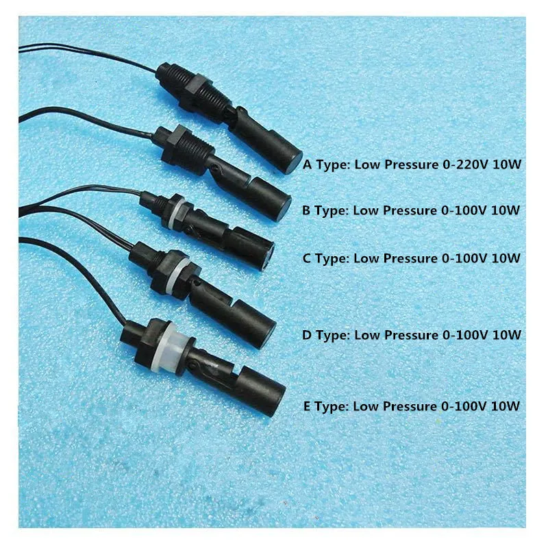 Horizontal Float Sensor Switch Side Mount Liquid Water Level Sensor Controller Automatic Water Pump Controller For Tank Pool