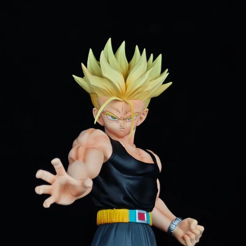 29cm Dragon Ball Z Anime Trunks PVC Figure, Future Trunks Super Saiyan Action Figure, Collectible Desktop Decorative Toy