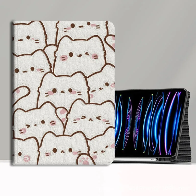 Cartoon Animals Tablet Case for Xiaomi Pad 5 6 6s Pro 12.4in Case for Redmi Pad SE Pro12.1in MiPad 7 8 Pro 11.2 Kawaii Bear Case