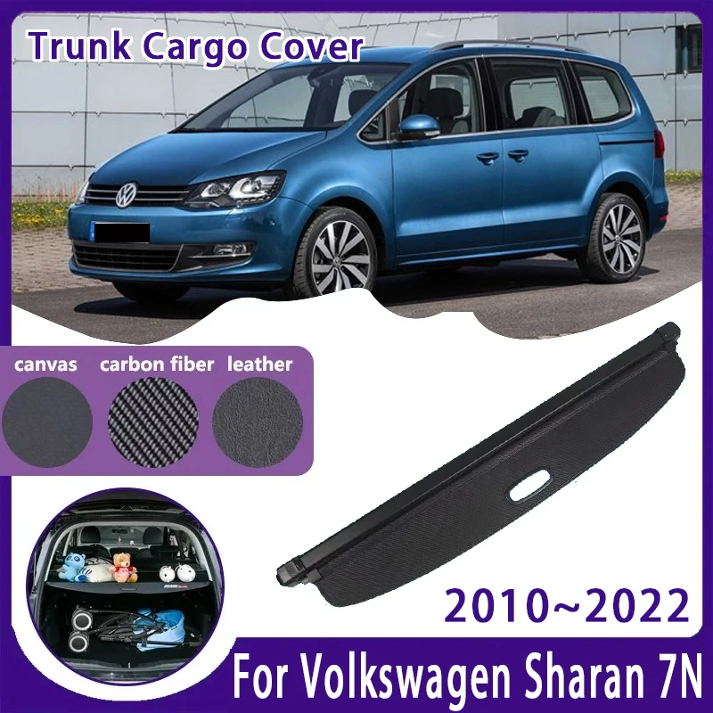 

Автомобильные занавески для багажника VW Volkswagen Sharan 7N SEAT Alhambra 2010-2022 выдвижная стойка для хранения разделительные укрытия аксессуары