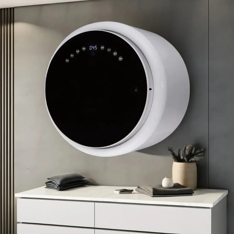 

Hanging Wall Mini Washing Machine, 8L Upgraded Small Dryer Machine With Spin for Travel, Apartment, Baby Clothes, Socks