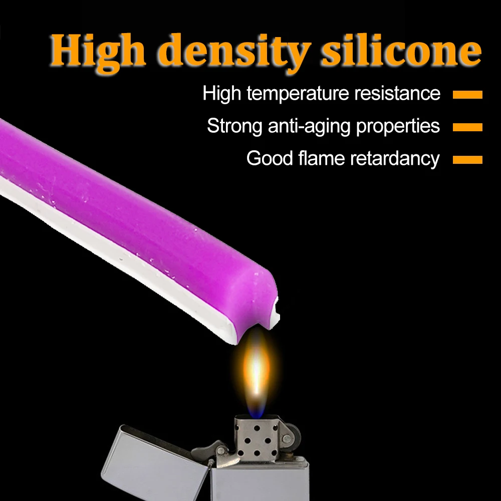 6/8mm DIY Aparte Siliconen Neon Strip Nieuw Silicagel Flexibele Zachte Buigbare Waterdichte IP67 10 Kleuren reclame Styling Teken