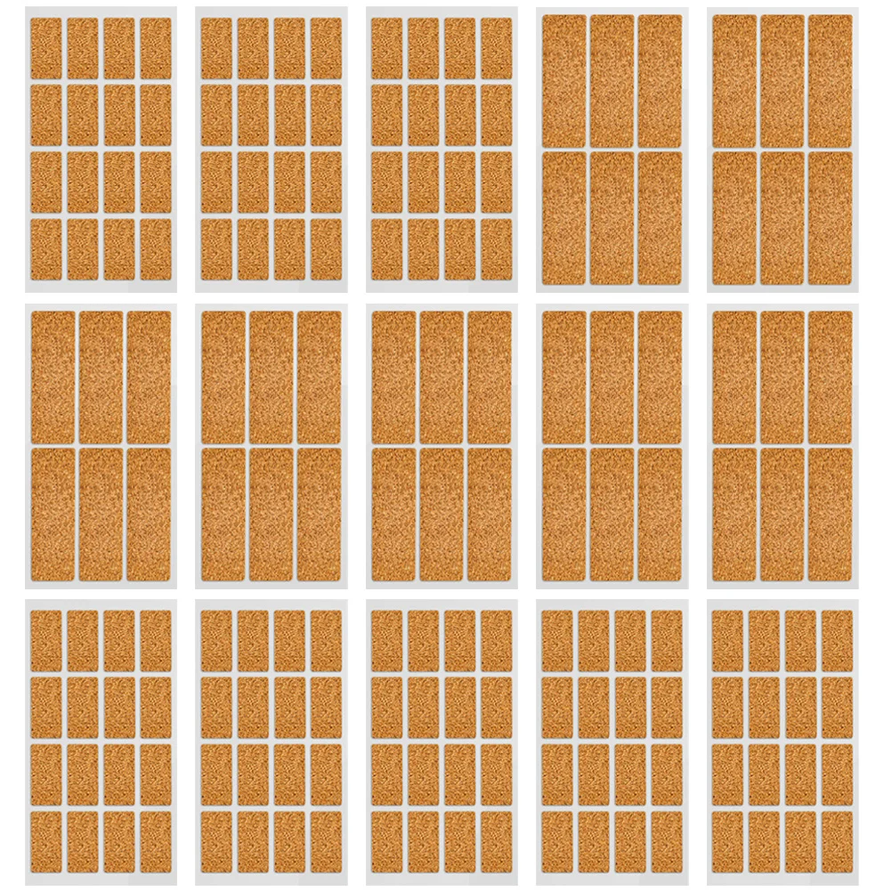 24 Sheets Cork Label Stickers Water Resistant Bottle Labels Household Organizer Kitchen Pantry Food Container Storage Labels