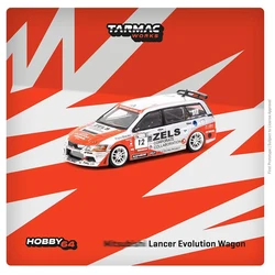 TW In Stock 1:64 Lancer Evolution IX Wagon Super Taikyu Series Diecast Diorama Car Model Collection Miniature Toys Tarmac Works