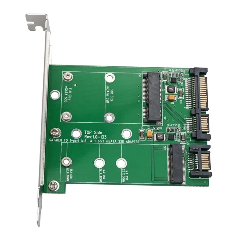 Msata To Adapter 2.5 Inch M.2 To Adapter Board 6Gdps SSD Adapter M.2 NGFF And Msata SSD Adapter