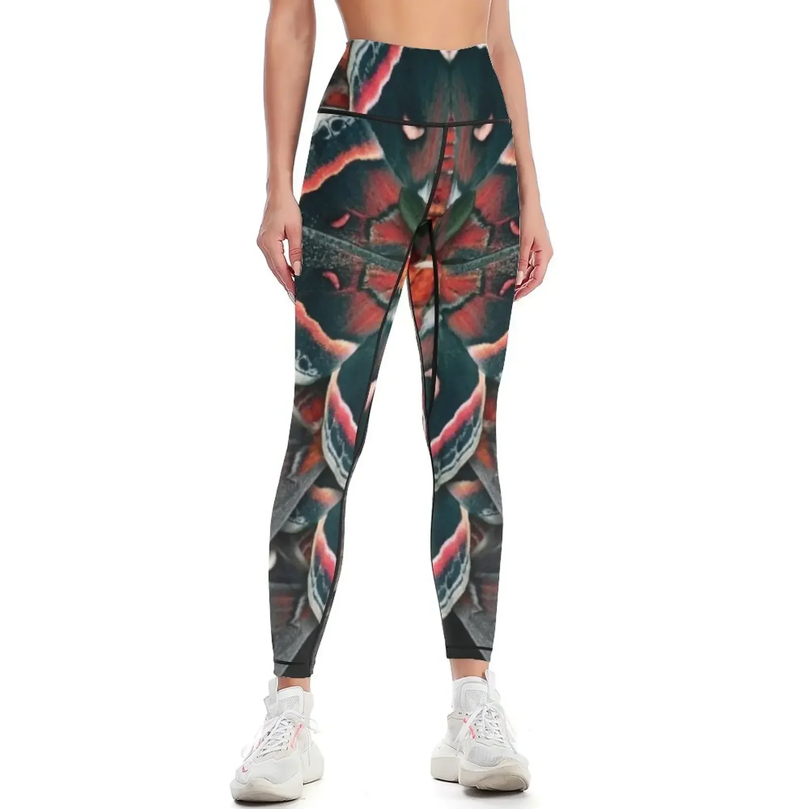 

Cecropia Moth Mandala - Symmetrical Leggings sport set joggers for Female legging pants Women's high waist Womens Leggings