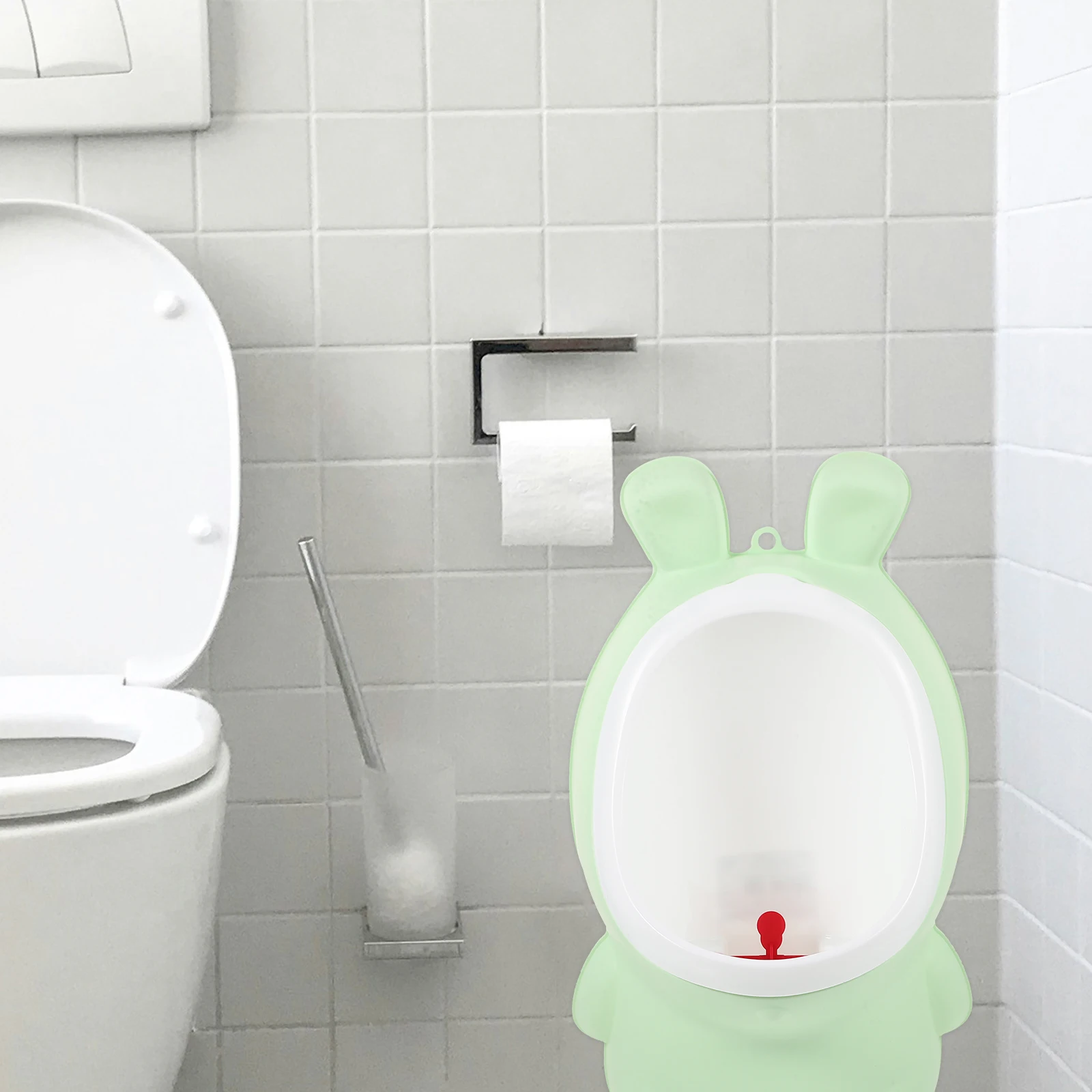 

Toddler Boy Urinal Baby Potty Training Toilet Cute Portable Pee Artifact for Boys Mint Green Infant Toddler Kids