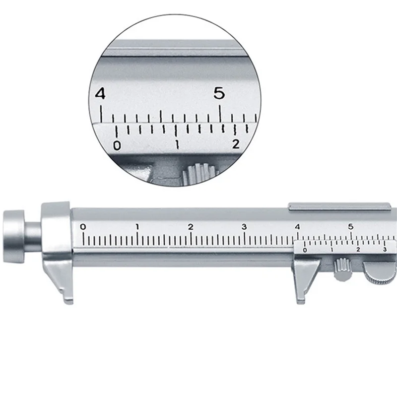 100Pcs 다기능 1.0Mm 젤 잉크 펜 버니어 캘리퍼스 롤러 볼펜 편지지 볼펜 파란색 잉크