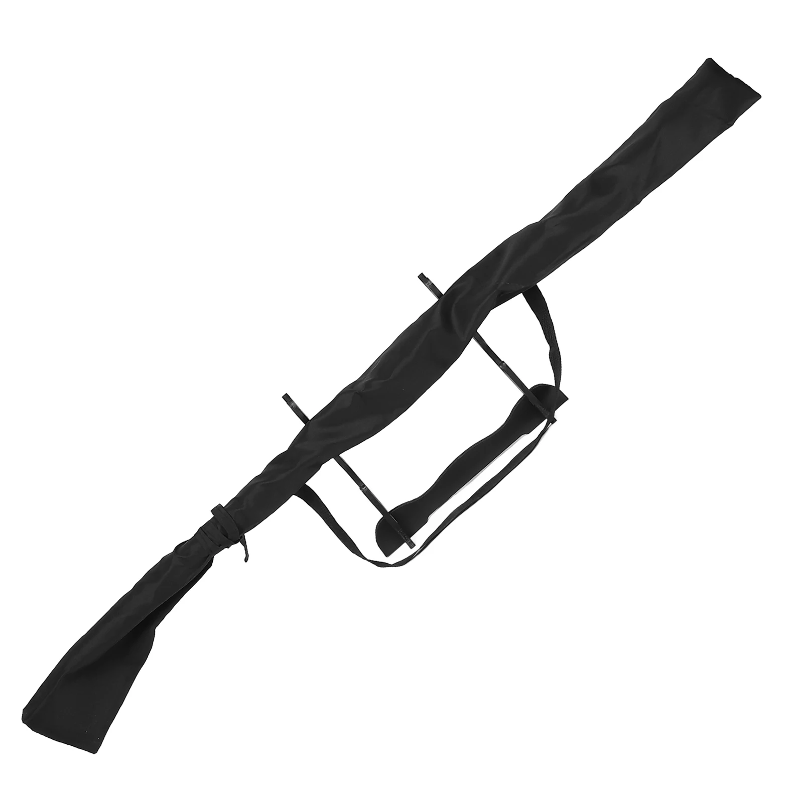 

Wooden 3 Layer Sword Display Rack Sword Bag Black Case Kids Samurai Knife Holder desktop knife sword case display