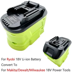 Battery Adapter For Ryobi 18V Li-ion Battery Convert To For Makita/Dewalt/Milwaukee 18V 20V Cordless Power Tools