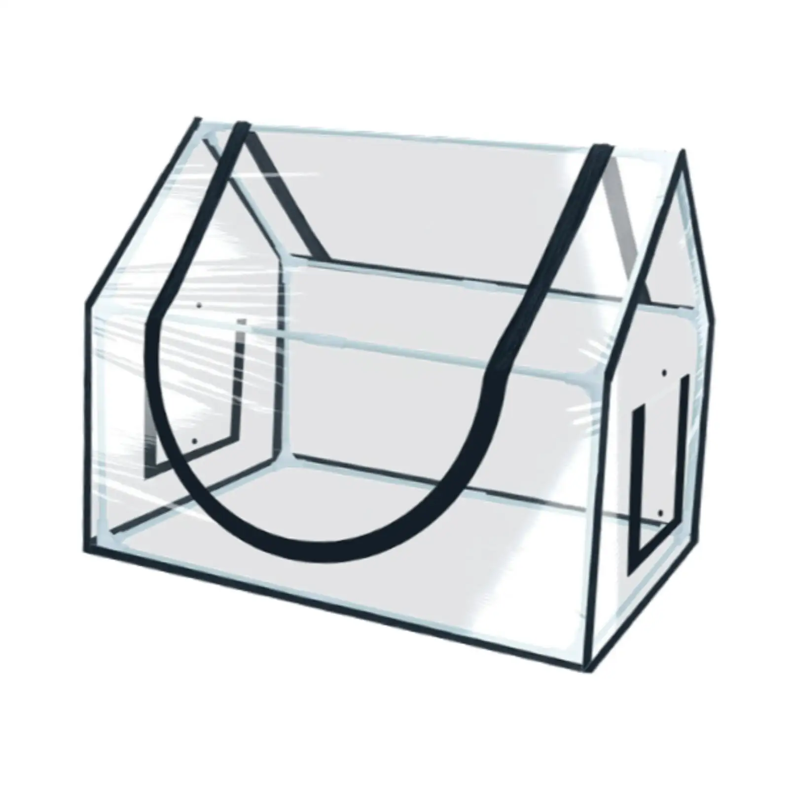 

Mini Greenhouse Convenient Practical Rainproof Windproof Garden Accessory PVC