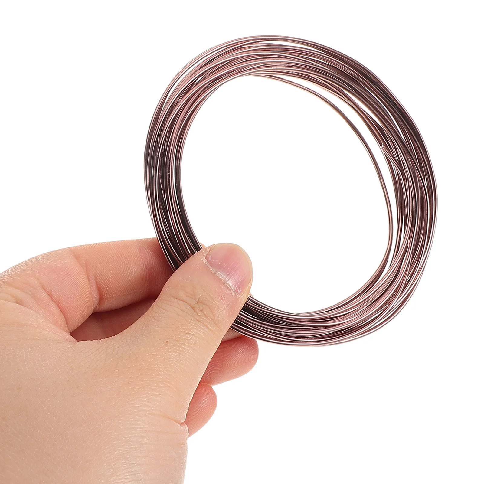 6 قطعة سلك ألومنيوم ملون 1.5 مللي متر مرنة دائم صياغة سلسلة معدنية Diy بها بنفسك صنع المجوهرات إكليل الأزهار النحت النمذجة #1