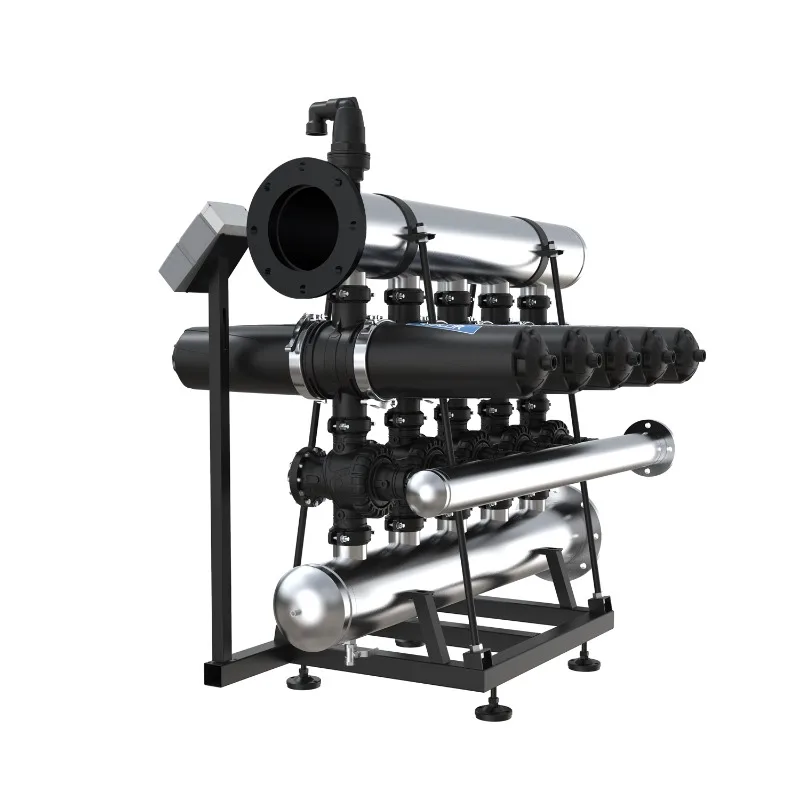 Automatic self-cleaning backwash disc filter for agricultural irrigation
