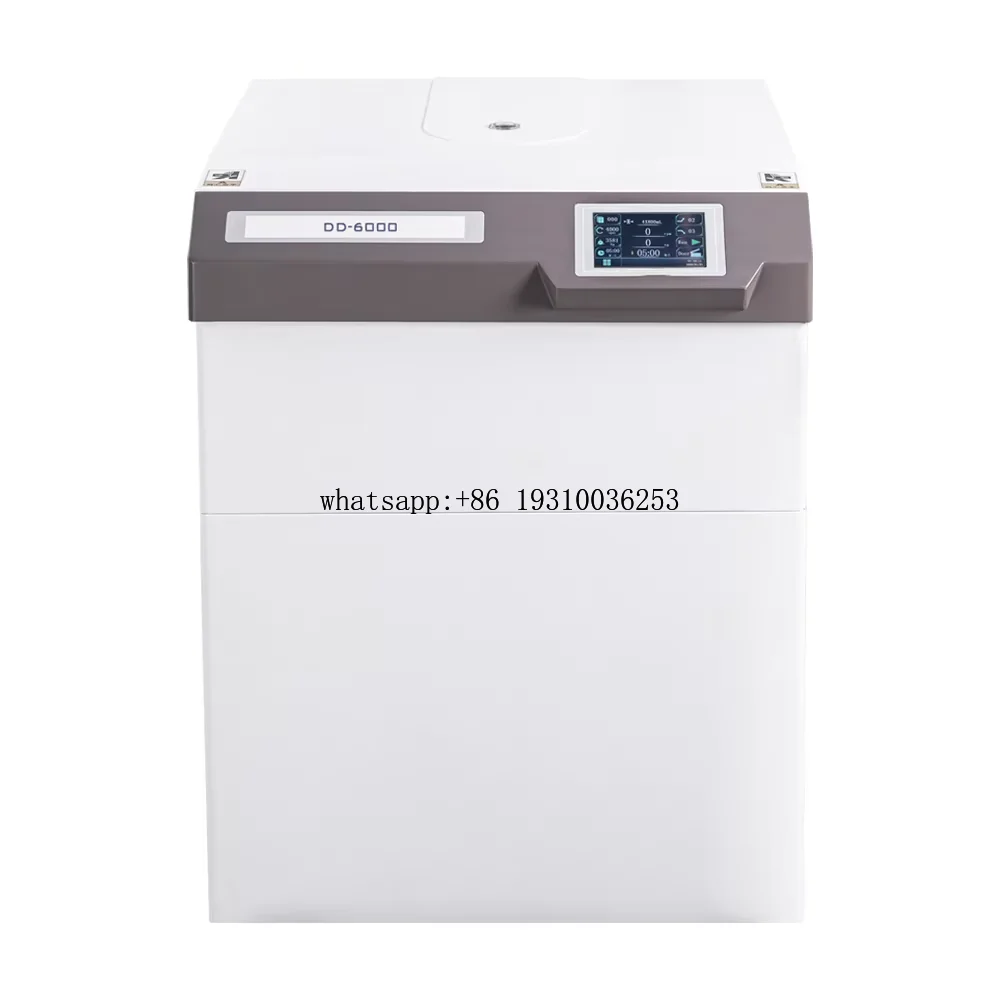 

10000 Rpm_Centrifuge Low Noise High Purity Separation Desktop High Speed Centrifuge RCF 17700xg Capacity 6x1000ml