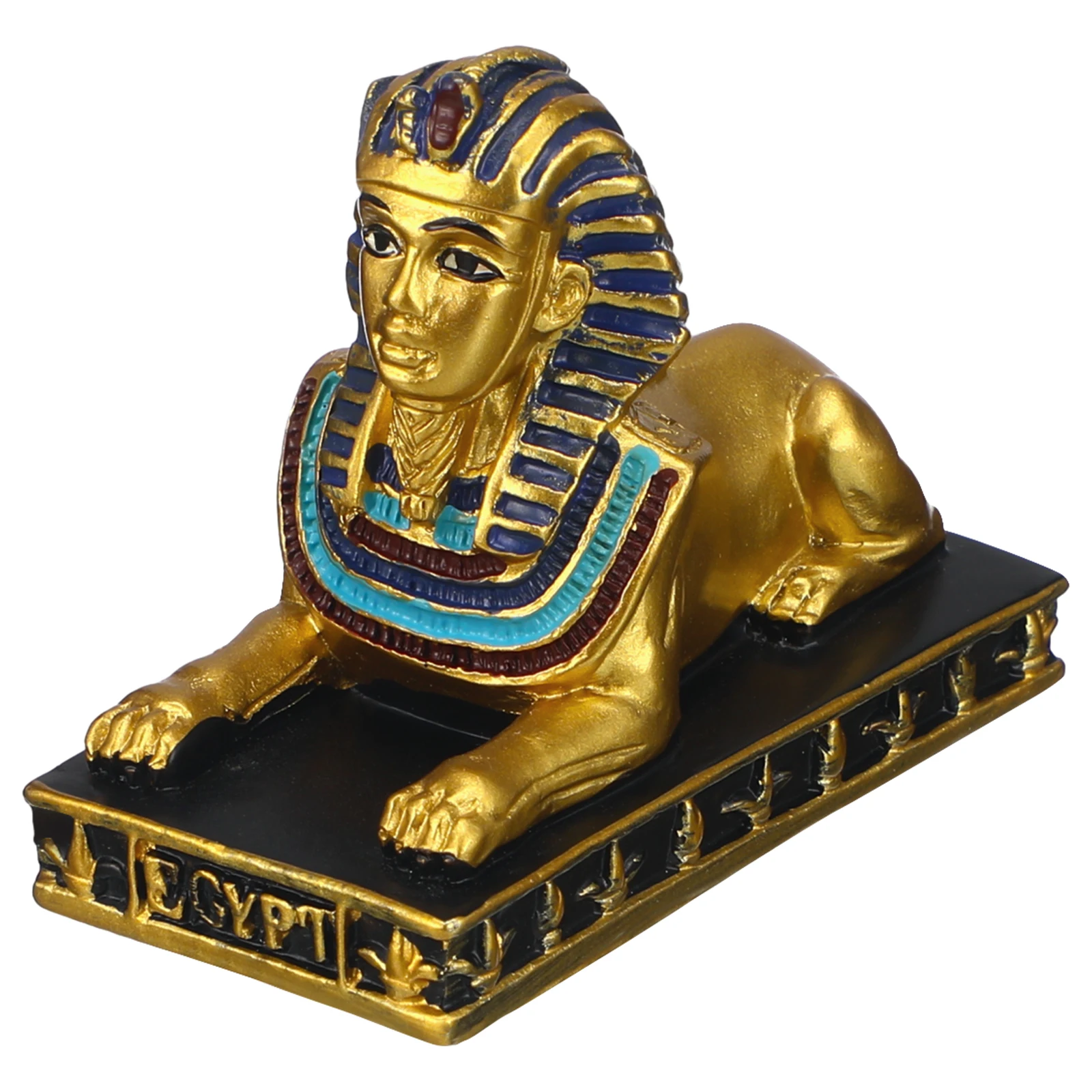 

Ornaments Egypt Decor Sphynx Figurine Model Figurines Home Egyptian Desk Figure Small Dining Room Table