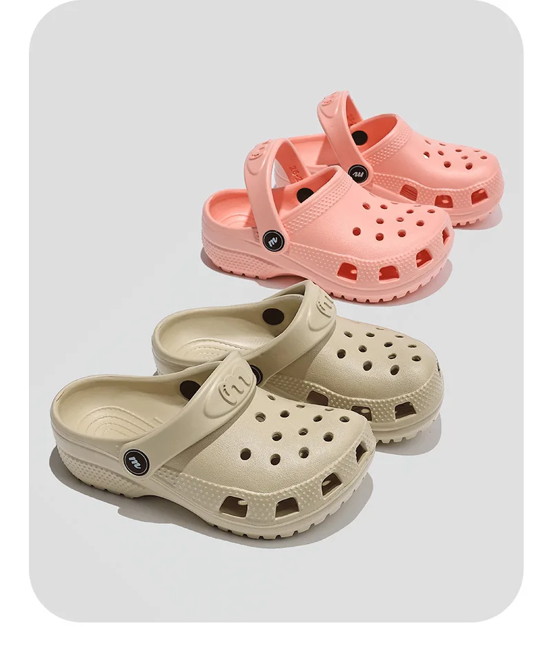 2026 Kinder Mädchen Jungen Lochschuhe Sommer Rutschfeste Outdoor-Sandalen Geschlossene Zehenpartie Weiches Gefühl Strandpantoffeln Dicker Boden Weicher Boden – Detail 16