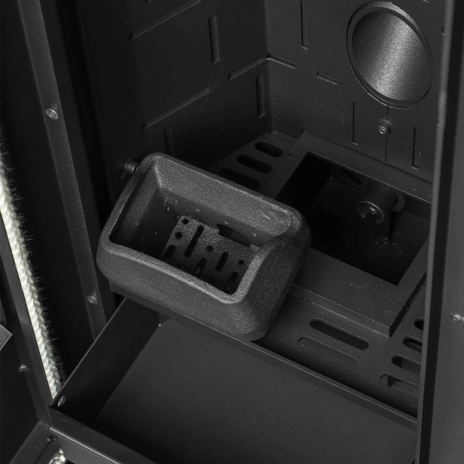 ملحقات موقد الحبيبات، كوب حرق من الحديد الزهر الأسود المتين لمدفأة موقد الحبيبات