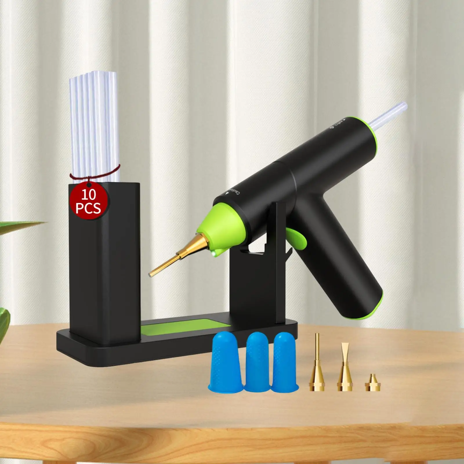 

Cordless Hot Glue Machine Hot Glue Tool for Crafting Handicraft Home Repairs