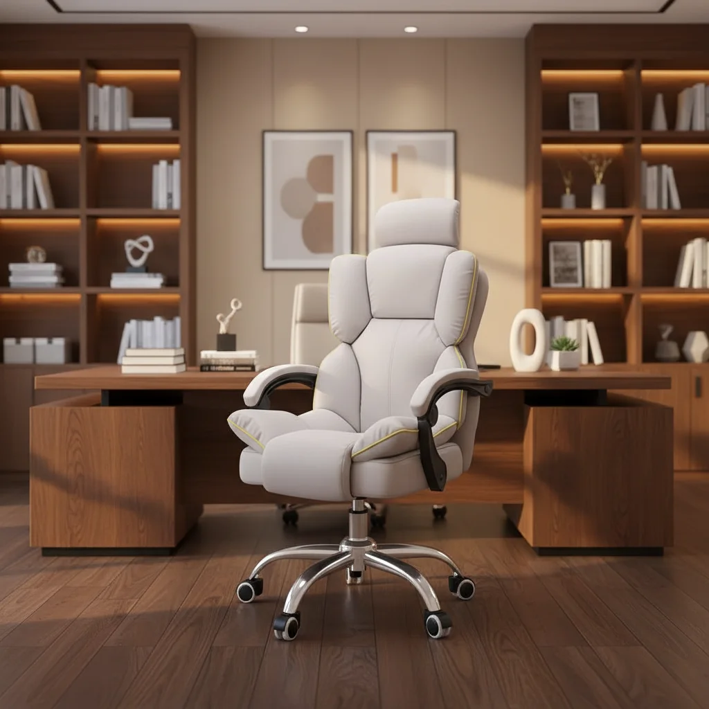 Low-price Clearance Hot Sale Modern Swivel Steel Leather Adjustable Sponge Waterproof High-quality Office Chair For Home Office