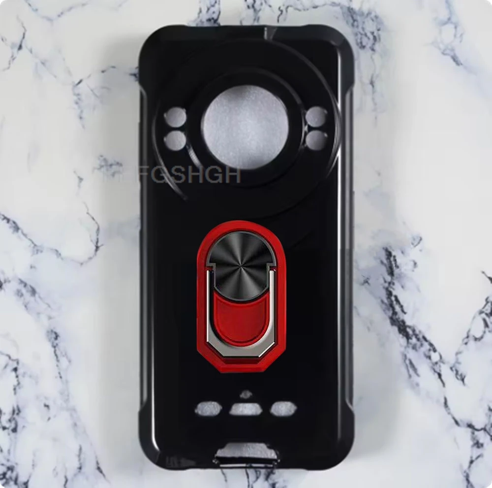 For Ulefone RugKing 5.99"Ulefone RugKing UlefoneRugKing Back Ring Holder Bracket Phone Case Smartphone TPU Soft Silicone Cover