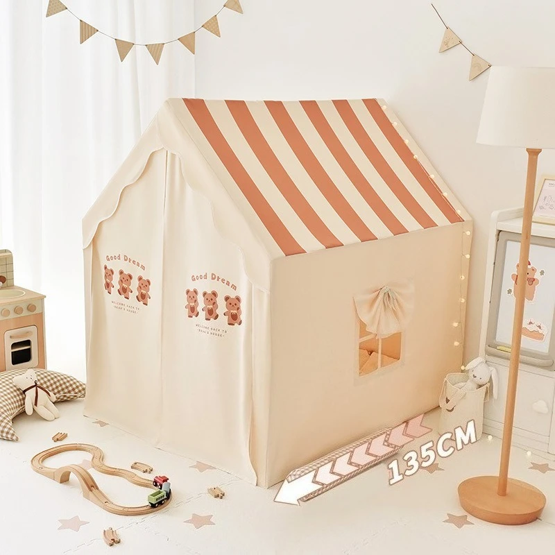 Luxe kinderspeelgoedtent Binnen Buiten Peuterspellen Tenthuis Kinderen speelhuisje Grote tent Veiligheid Spelen Kleine meisjeshuizen