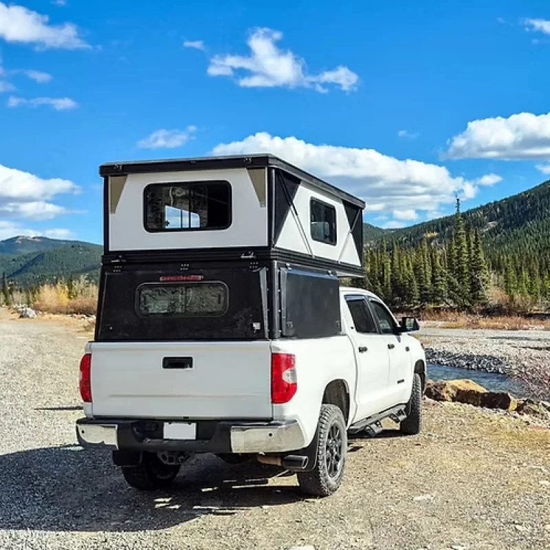 Hot Selling Off-Road RV Up Truck Slide On Pick Up Expedition Ute Bed Topper Tent Canopy High Quality