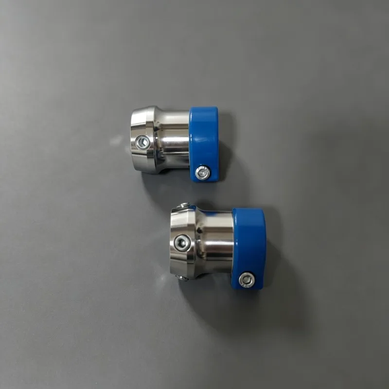 Stainless Steel Titanium Alloy Prosthetic Tube Clamp Adapter Receiver Pyramid Joint Connector for Lower Limb Prosthesis
