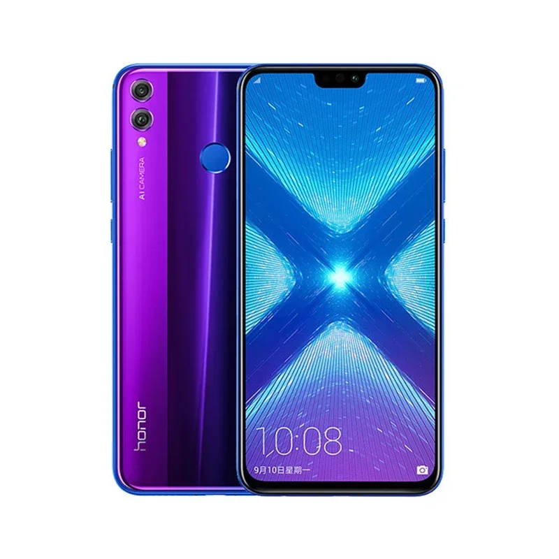 Honor 8x Android 4G شاشة غير مقفلة 6.5 بوصة ROM 128GB 3750mAh بطارية جميع الألوان في حالة جيدة هاتف مستعمل #6