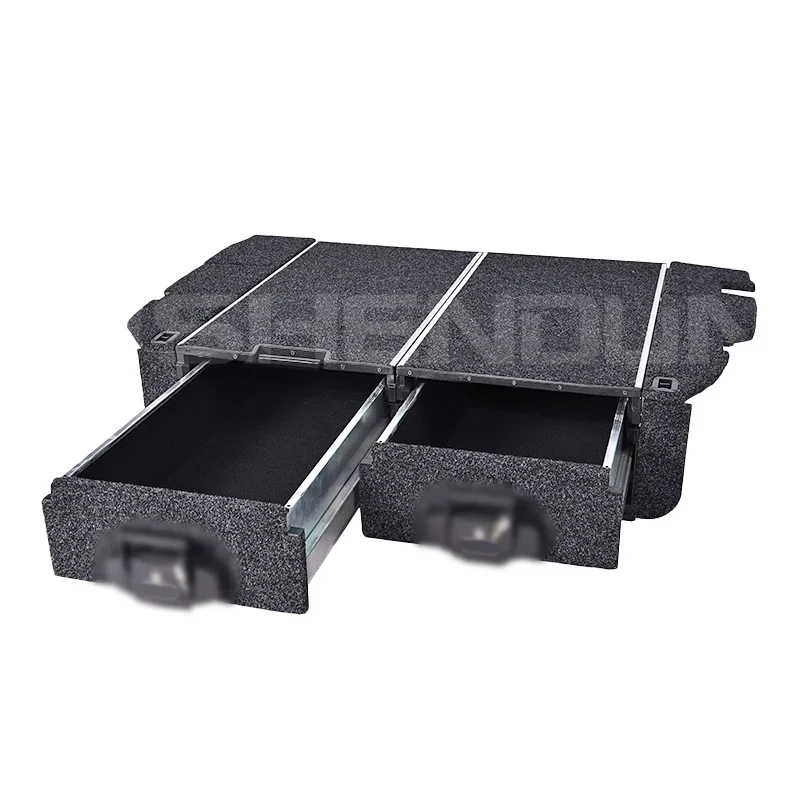 Car rear Drawer Tool Box System Pickup Truck Storage Drawer Suv Long Storage Bed Drawer For Car