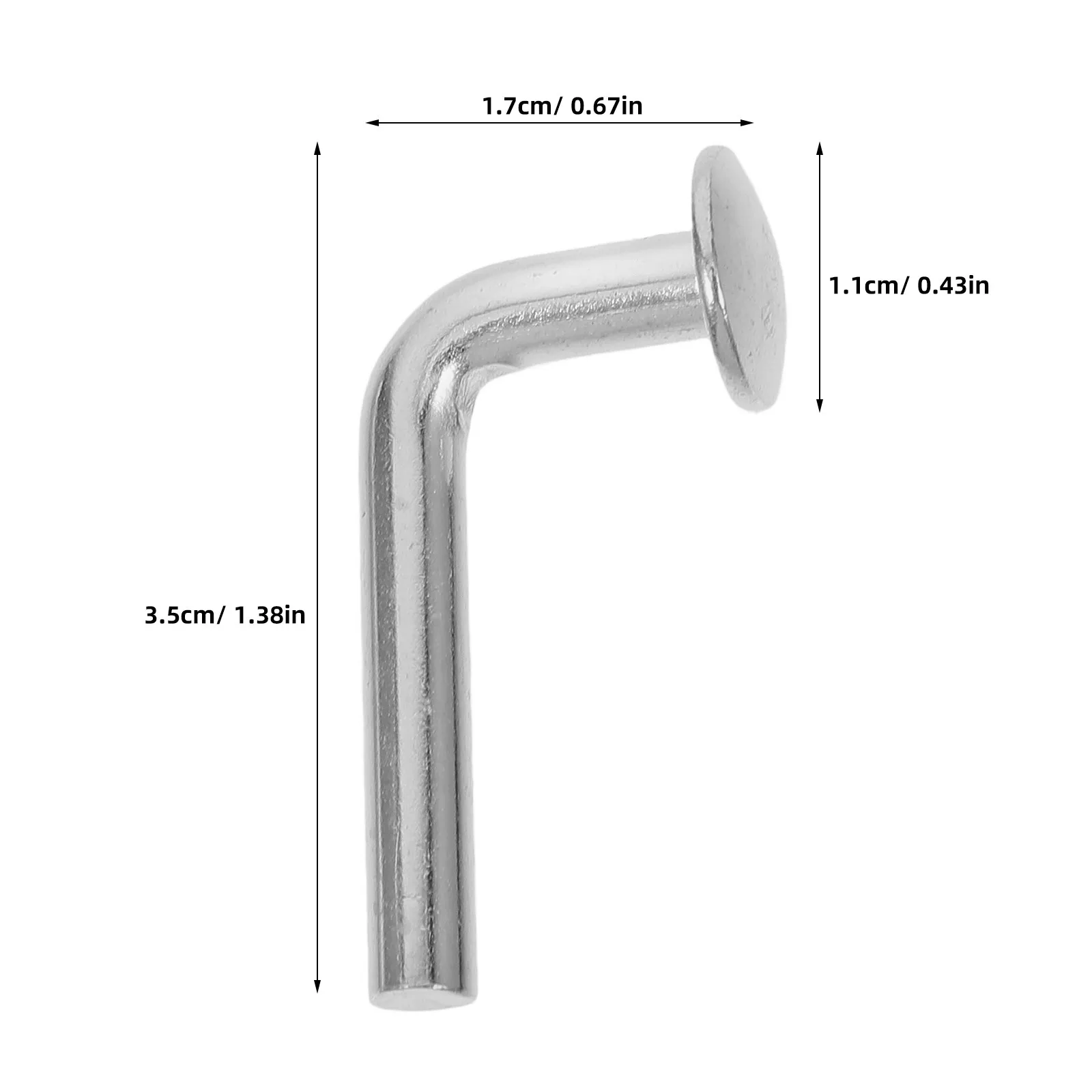 100Pcs Pallet Rack Drop Pin Round Head Iron Safety Pin for Warehouse Shelving Industrial Racking Safety Clips Racking Drop Pins