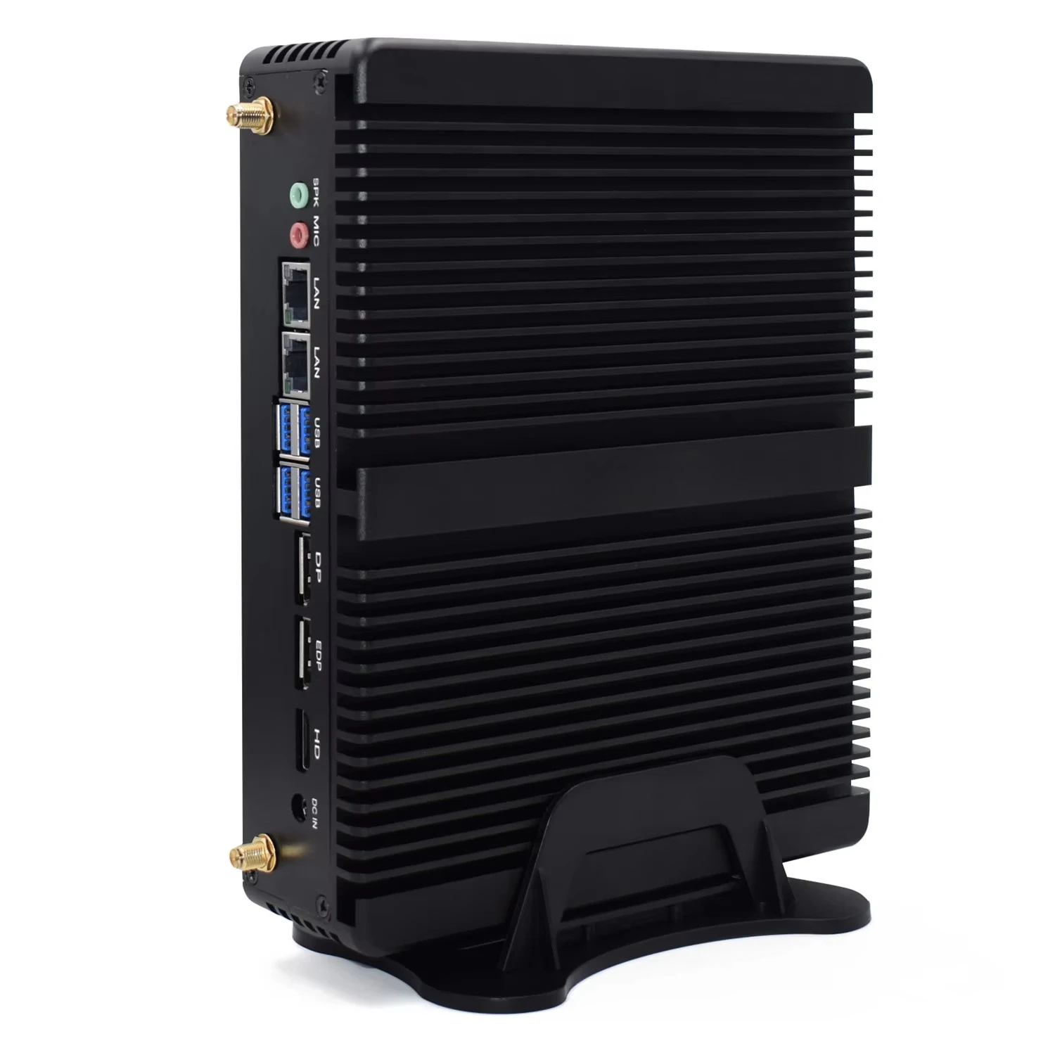 كمبيوتر صغير بدون مروحة منخفض الطاقة مع كور I5 8250U DDR4 RAM ثنائي LAN جديد-قابس الولايات المتحدة/الاتحاد الأوروبي كمبيوتر صناعي #2