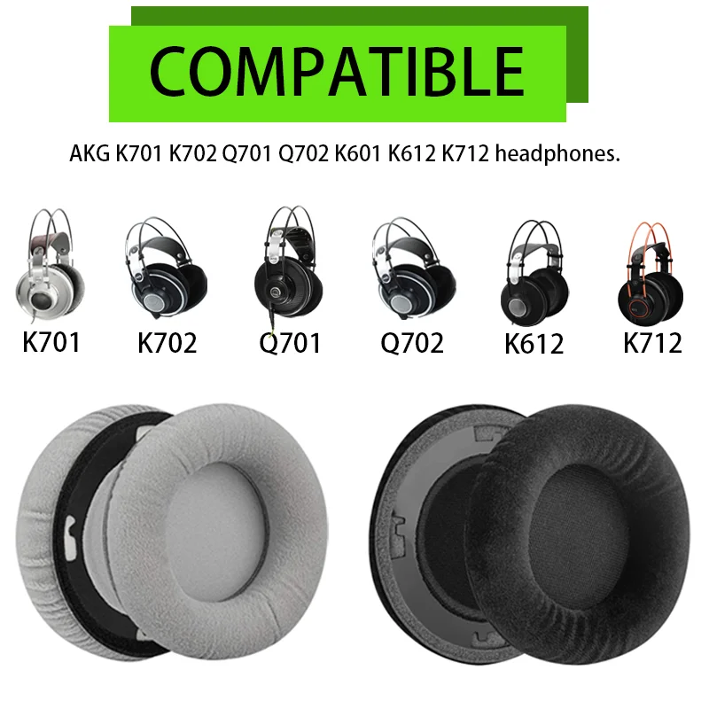 KUTOU Replacement Earpads for AKG K701 K702 Q701 Q702 K601 k612 k712 pro Headphone Earpad Ear Pads Cushion Cover Accessories