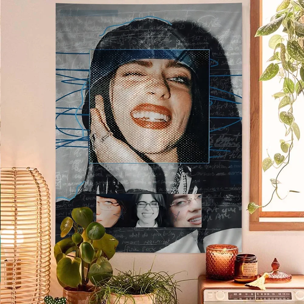 Hit Me Hard And Soft B-BillieS Colorful Tapestry Wall Hanging Bohemian Wall Tapestries Mandala Wall Art Decor